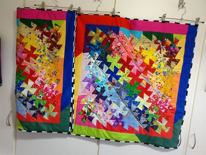 Charlottes mødrehjælps patchwork tæpper